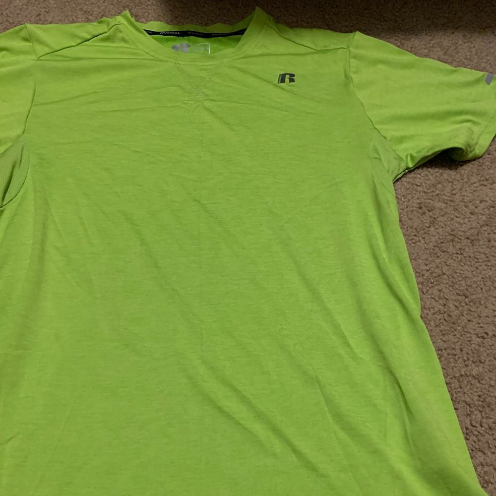 Light Green Russell T-Shirt Kids Size 18
